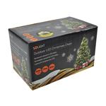 Solight LED vianočná reťaz, 300 LED diód, 30 m, 5 m vedenie, IP44, teplá biela