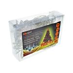 Solight LED vianočná reťaz, hviezdy, 1,5 m, 10x LED, 2x AA, modré svetlo