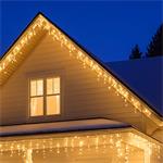 Solight LED vianočný prívesok, rampúchy, 120 LED, 3 m x 0,7 m, 6 m vedenie, vonkajšie, teplé biele svetlo, pamäť, časovač