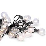 Solight LED vonkajšia reťaz so žiarovkami, 25 žiaroviek, 15m+5m, 750lm, teplá biela