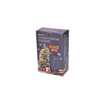 Solight LED vonkajšia vianočná reťaz, 100 LED diód, 10 m, 3 m vedenie, 8 funkcií, časovač, IP44, teplá biela