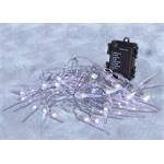 Solight LED vonkajšie rampúchy, 50LED, časovač, 8 funkcií, IP44, 3xAA batéria