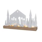 Solight LED zimná dedina, modulárna, 14 prvkov, 10x LED, 2x AAA
