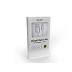 Solight lightning kabel, USB 2.0 A konektor - Lightning konektor, silikon, 2m