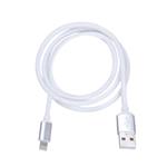 Solight lightning kabel, USB 2.0 A konektor - Lightning konektor, silikon, 1m