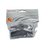 Solight rozbočovač, 2,5A + 2x 10A, čierny