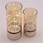 Solight sada dvou vĂˇnoÄŤnĂ­ch LED svÄ›tĂ©lek, 15/20cm, 30x LED, AA baterie