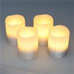 Solight sada LED svĂ­ÄŤek s ÄŤasovaÄŤem, 4x svĂ­ÄŤka, 6,5cm, stĹ™Ă­brnĂˇ barva, 4xCR2032 souÄŤĂˇstĂ­