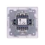 Solight switch Slim No. 5 serial - luster, biely