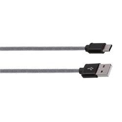 Solight USB-C kabel, USB 2.0 A konektor - USB-C 3.1 konektor, blistr, 1m