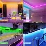 Solight wifi Smart LED svetelný pás, RGB, 5 m, sada s adaptérom a diaľkovým ovládaním