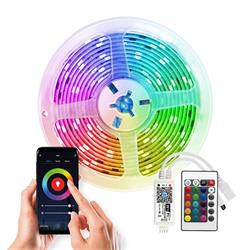 Solight wifi Smart LED svetelný pás, RGB, 5 m, sada s adaptérom a diaľkovým ovládaním