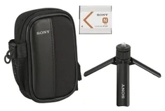 SONY ACCCTBN, sada akumulátoru NP-BN1, pouzdra LCS-CTBN a tripodu