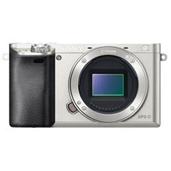 Sony Alpha A6000, stříbrná, tělo ILCE6000S.CEC - Digitální fotoaparáty - kompakty