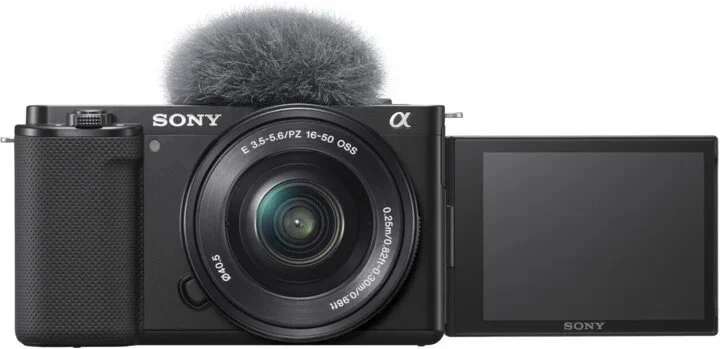 Sony Alpha ZV-E10 vlogovací fotoaparát + 16-50mm objektív ZVE10LBDI.EU