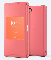 SONY flipové pouzdro SCR44 pro Xperia Z5 Compact růžové