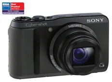 SONY kompakt DSC-HX20VB, 18,2Mpix, 20x zoom, 3,0" LCD, Full HD video, 3D, GPS, černý, iS