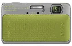 SONY kompakt DSC-TX20, 16.2MPix, 4x zoom, 3" LCD, Full HD video, 3D, dotykový display, zelený, iS