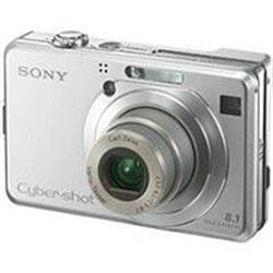 SONY kompakt DSC-W100 Cyber-Shot 8.1Mpix, stříbrný, 3x zoom