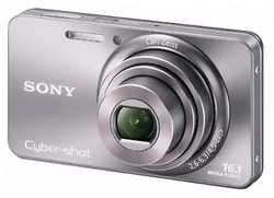 SONY kompakt DSC-W570 Cyber-Shot 16.1MPix, 5x zoom, stabilizátor - stříbrný