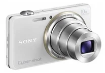 SONY kompakt DSC-WX100W, 18.2MPix, 10x zoom, 2,7" LCD, Full HD video, 3D, bílý, iS