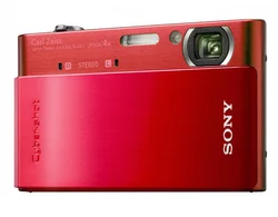 SONY kompakt DSCT900RE9, 12,1MPix, červený, 4x zoom, 3" LCD, HD video,