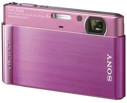 SONY kompakt DSCT90PE9, 12,1MPix, růžový, 4x zoom, 3" LCD, video MPEG4,