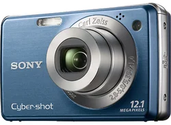 SONY kompakt DSCW230LE9 Cyber-Shot 12,1MPix, modrý, 4x zoom, stabilizátor
