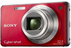 SONY kompakt DSCW270RE9 Cyber-Shot 12,1MPix, červený, 5x zoom, stabilizátor,