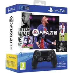 Sony PS4 Dualshock 4 v2 černý + FIFA 21