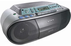 SONY radiomagnetofon s CD CFD S03CPS, MP3, FM/AM. LCD, Mega Bass