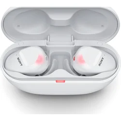 Sony True Wireless WF-SP800N, bílá WFSP800NW.CE7 - Sluchátka