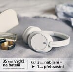 Sony WH-CH720N, biela, model 2023