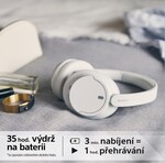 Sony WH-CH720N, bílá, model 2023