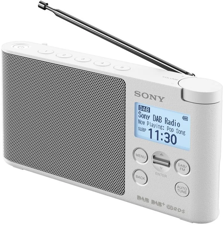 Sony XDR-S41D, biela XDRS41DW.EU8