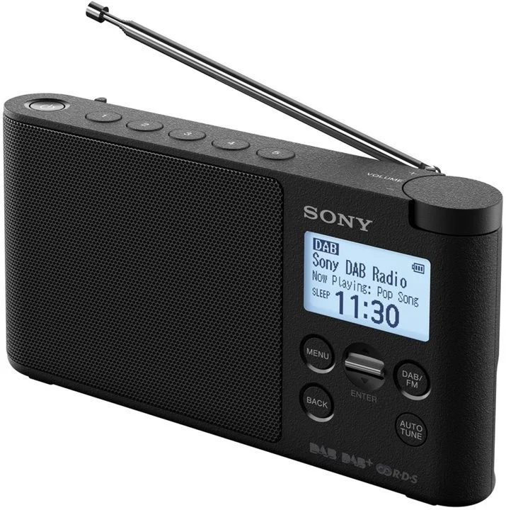 Sony XDR-S41D, čierna