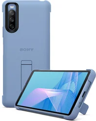 SONY Xperia 10 III Stand Cover modrý XQZCBBTL.ROW - Mobilní telefony - příslušenství
