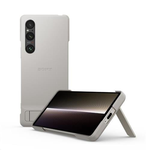 Sony Xperia Stand Cover pre Xperia 1 V 5G sivý