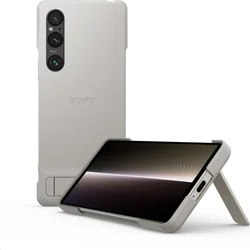 Sony Xperia Stand Cover pro Xperia 1 V 5G šedý
