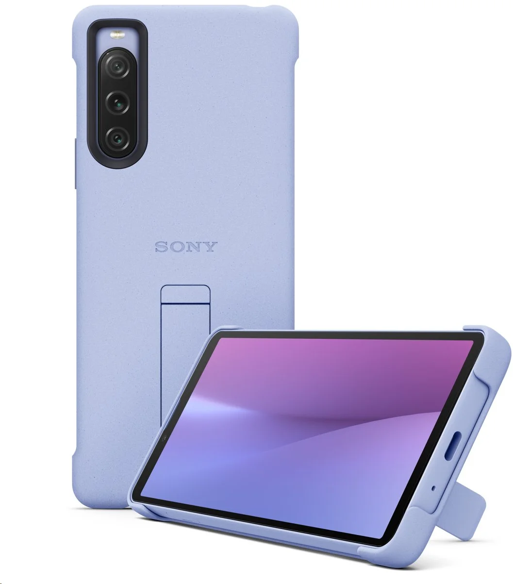 Sony Xperia Stand Cover pro Xperia 10 V 5G fialové