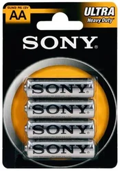 Sony zinko-chloridové baterie Ultra R6/AA 4ks