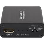 SpeaKa Professional audio extraktor SP-AE-H/TC-04v2 [HDMI - HDMI, Toslink, jack, cinch] 3840 x 2160 Pixel