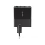 Spello ForceBoost Display GaN 65W nástenná nabíjačka SA65 - čierna