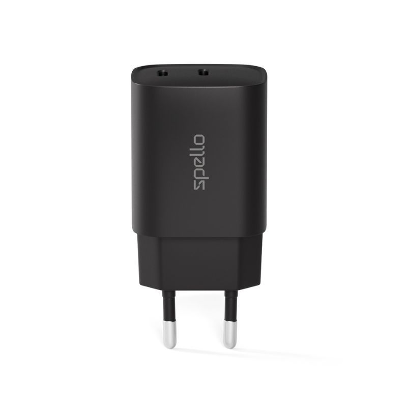 Spello ForceBoost GaN 45W Wall Charger SA45 - černá