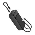 Spello ForcePack 30000mAh power banka SP31 | se 3 integrovanými kabely | černá | 4 výstupy | mód nízkého výkonu