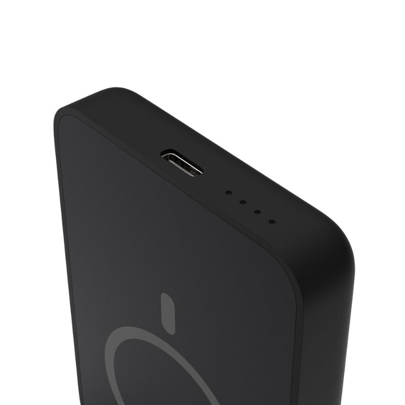 Spello ForcePack 5000mAh magnetická bezdrátová powerbanka Bank SM31 - černá