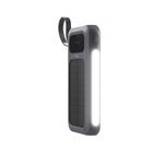 Spello ForcePack 5in1 10000mAh solární powerbanka se 4 integrovanámi kabely SP15 | šedá