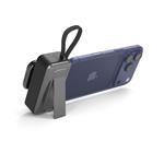 Spello ForcePack Mini 2in1 5000mAh power banka | s nabíjením hodinek, skládacím USB-C a Lightning SP09 | vesmírně šedá