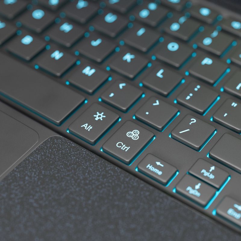 Spello kryt s podsvícenou klávesnicí | Samsung Tab A9+ 11” | CZ | černá | integrovaný stojánek a slot na stylus
