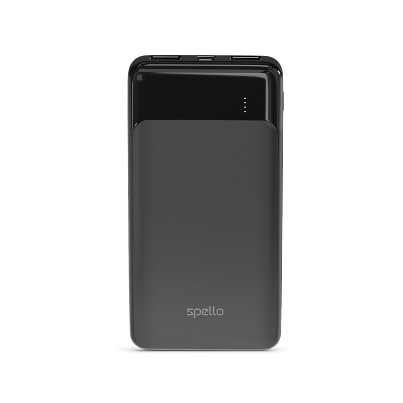 Spello Slim powerbank - 10 000 mAh - čierna